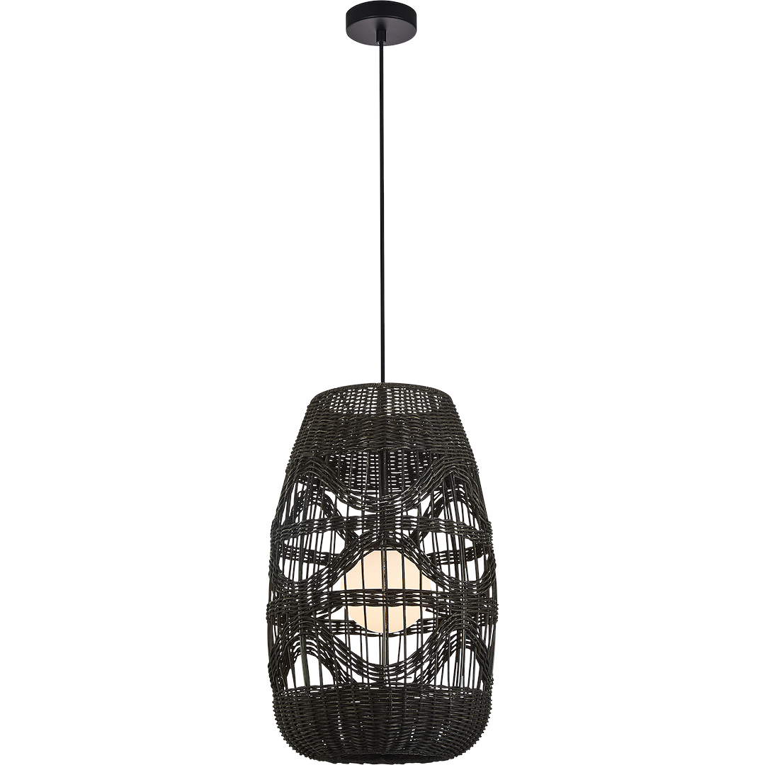 Pendelleuchte ARONA Schwarz (1x G9) 25 cm - Milagro
