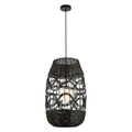 Pendelleuchte ARONA Schwarz (1x E14) 40 cm - Milagro