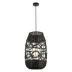 Pendelleuchte ARONA Schwarz (1x E14) 40 cm - Milagro