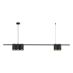 Pendelleuchte (listwa) Genesis Schwarz (5x GU10) - Milagro