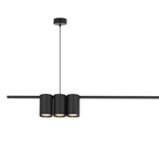 Pendelleuchte (listwa) Genesis Schwarz (5x GU10) - Milagro