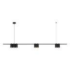 Pendelleuchte (listwa) Genesis Schwarz (7x GU10) - Milagro