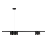 Pendelleuchte (listwa) Genesis Schwarz (7x GU10) - Milagro
