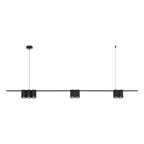 Pendelleuchte (listwa) Genesis Schwarz (7x GU10) - Milagro