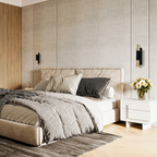 Wandleuchte GENESIS Schwarz & Gold (2x GU10) - Milagro