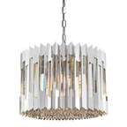 Pendelleuchte / Kronleuchter RITZ Chrom (7x E14) - Milagro