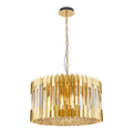 Pendelleuchte / Kronleuchter RITZ Gold (12x E14) - Milagro