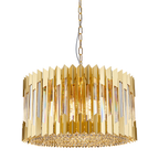 Pendelleuchte / Kronleuchter RITZ Gold (12x E14) - Milagro