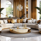 Pendelleuchte / Kronleuchter CROWN Gold (4x E14) - Milagro