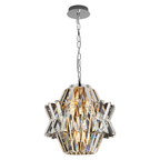 Pendelleuchte / Kronleuchter CROWN Chrom (4x E14) - Milagro