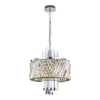 Pendelleuchte / Kronleuchter MARGOT Chrom (6x E14) - Milagro