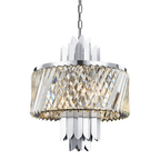 Pendelleuchte / Kronleuchter MARGOT Chrom (6x E14) - Milagro