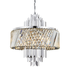 Pendelleuchte / Kronleuchter MARGOT Chrom (9x E14) - Milagro