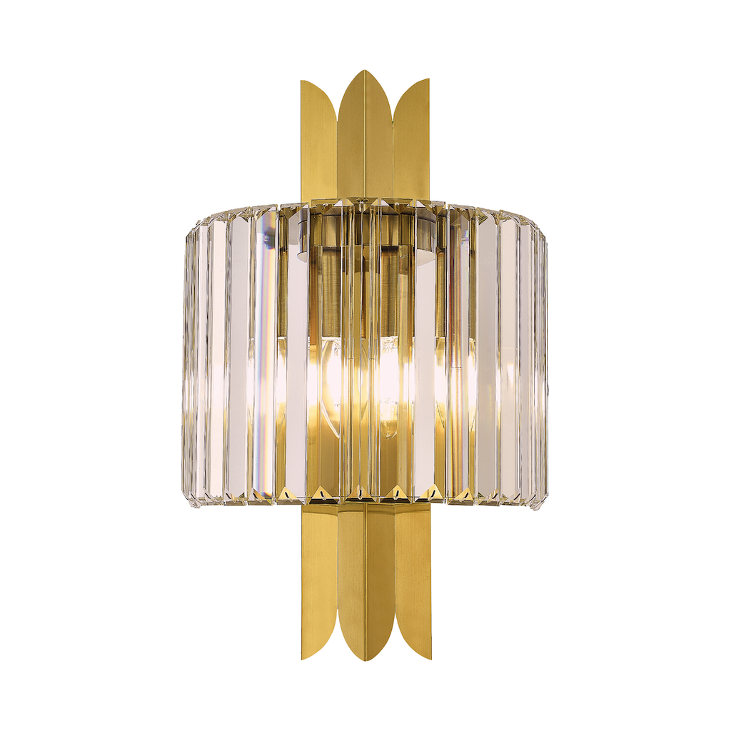 Wandleuchte MARGOT Gold & Kristall (2x E14) - Milagro