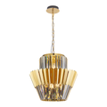 Pendelleuchte / Kronleuchter DONNA Gold (9x E14) - Milagro