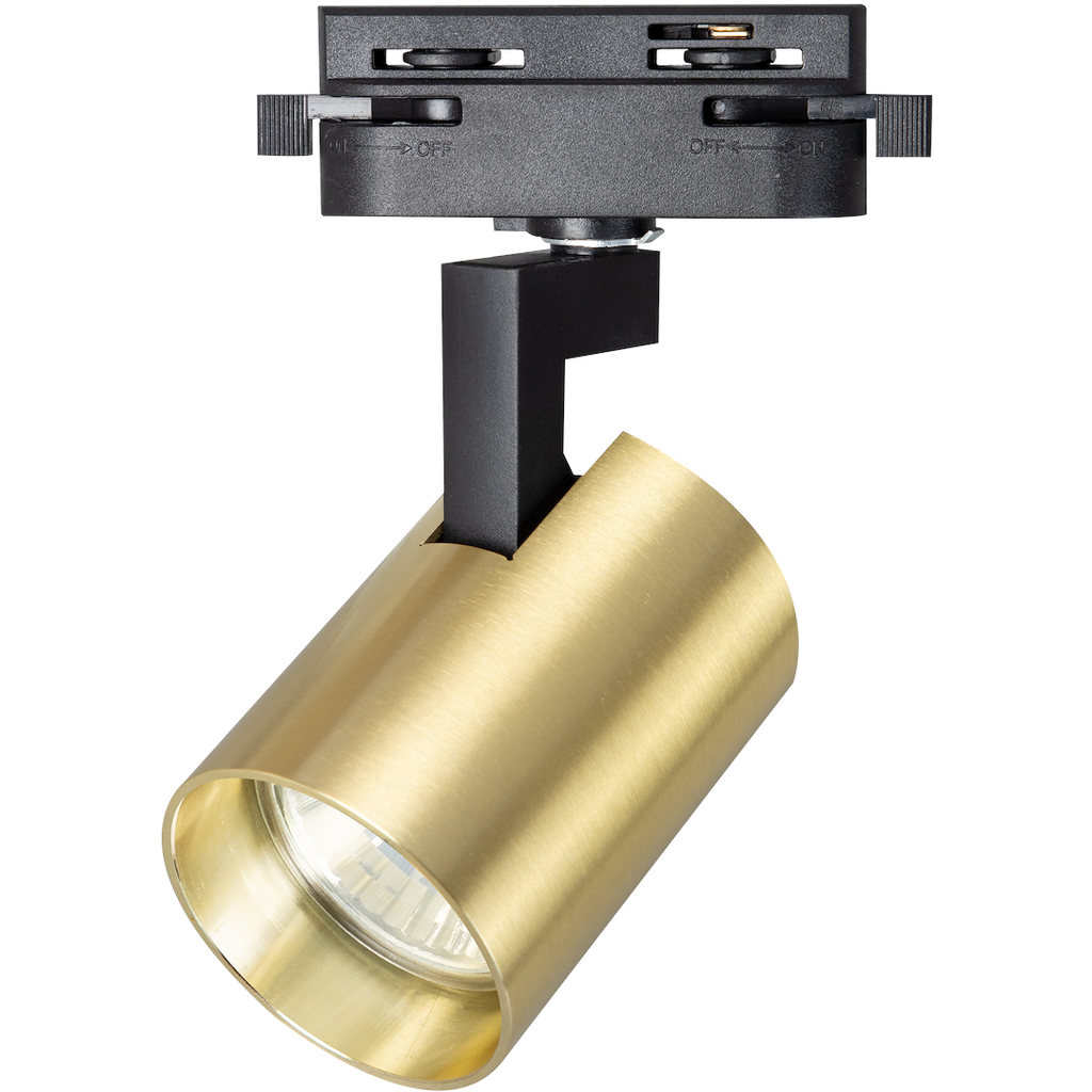 1-Phasen Decken Spot / Strahler VOLF Track Gold (1x GU10) - Milagro