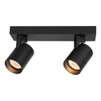 Deckenleuchte Spot / Strahler VOLF Schwarz (2x GU10) - Milagro