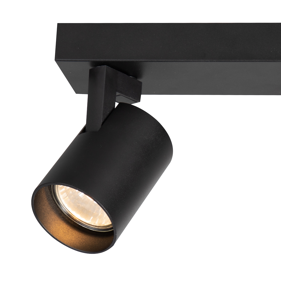 Deckenleuchte Spot / Strahler VOLF Schwarz (2x GU10) - Milagro