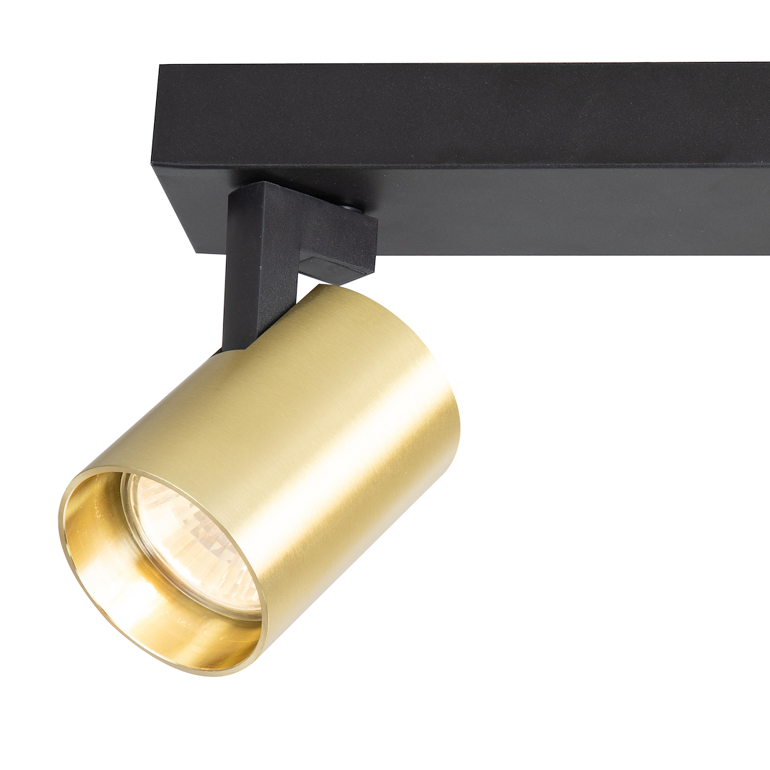Deckenleuchte Spot / Strahler VOLF Gold (2x GU10) - Milagro