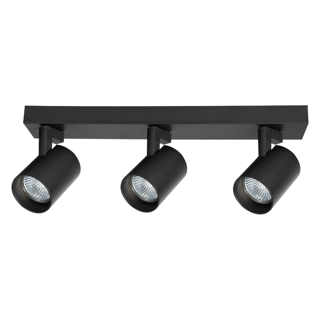 Deckenleuchte Spot / Strahler VOLF Schwarz (3x GU10) - Milagro