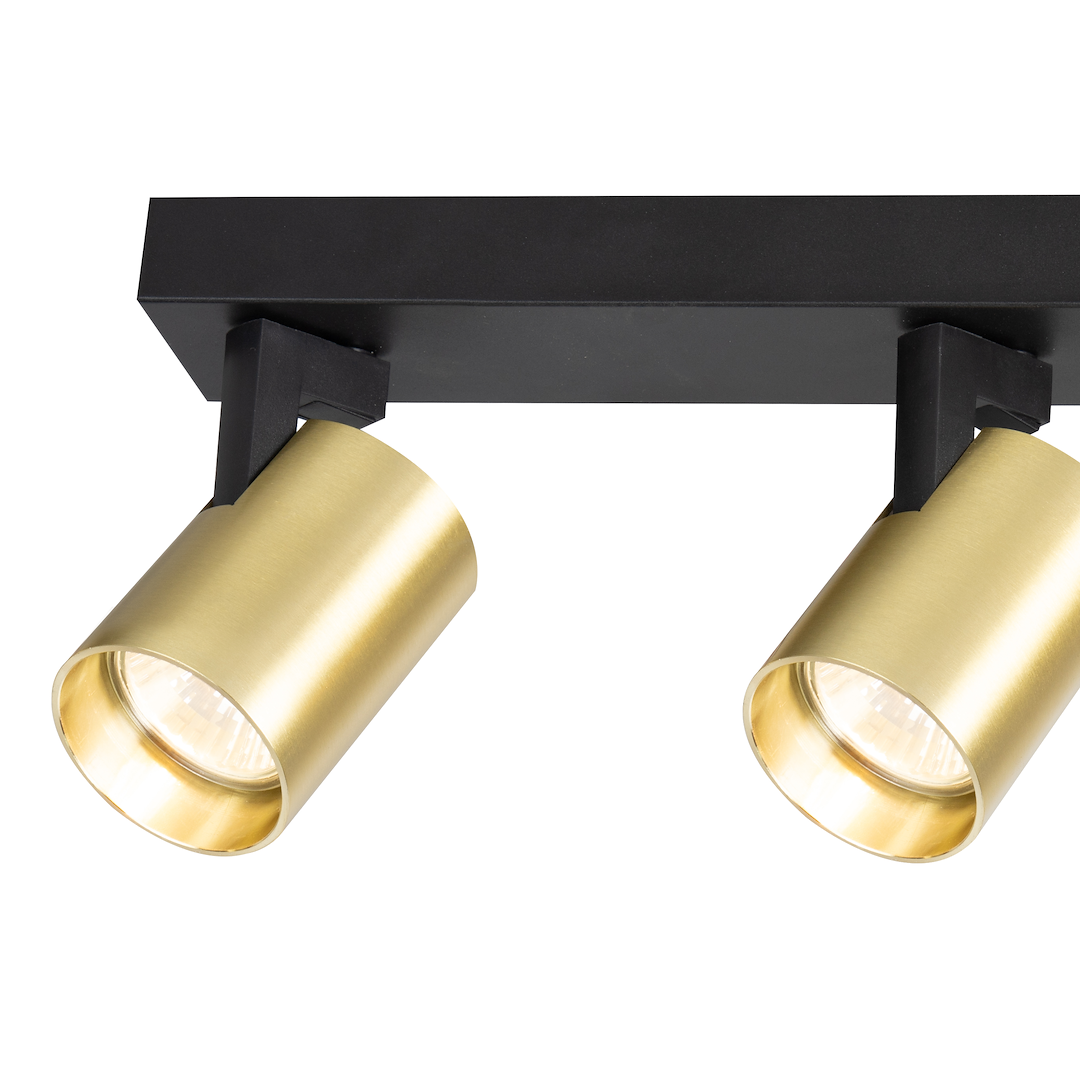 Deckenleuchte Spot / Strahler VOLF Gold (3x GU10) - Milagro