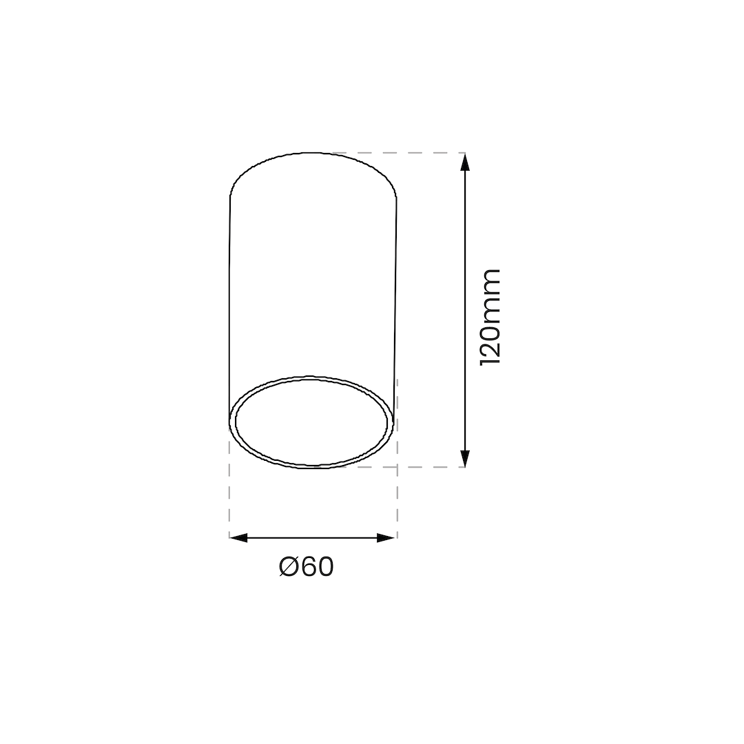 Leuchte Ricky Downlight Gold (1x GU10) - Milagro