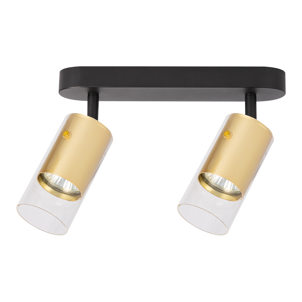 Decken Spot / Strahler RICKY Gold (2x GU10) - Milagro
