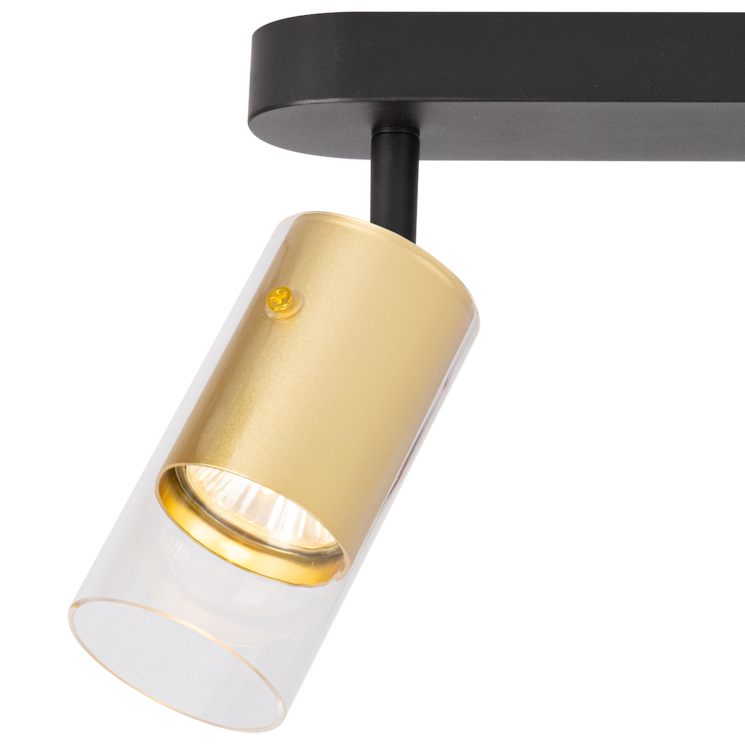 Decken Spot / Strahler RICKY Gold (2x GU10) - Milagro
