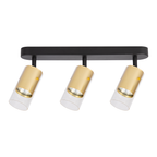Decken Spot / Strahler RICKY Gold (3x GU10) - Milagro