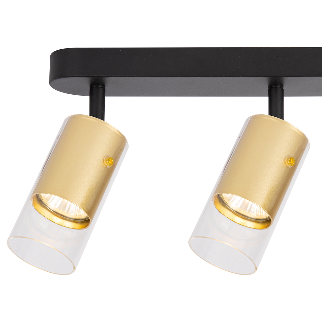 Decken Spot / Strahler RICKY Gold (3x GU10) - Milagro
