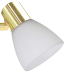 Wandleuchte JOTA Gold & Weißes Glas (1x E14) - Milagro