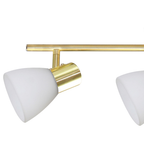 Deckenleuchte JOTA (3x E14) Gold & Glas - Milagro