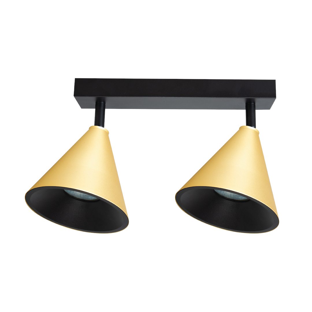 Deckenleuchte CONE Spot Gold (2x GU10) - Milagro