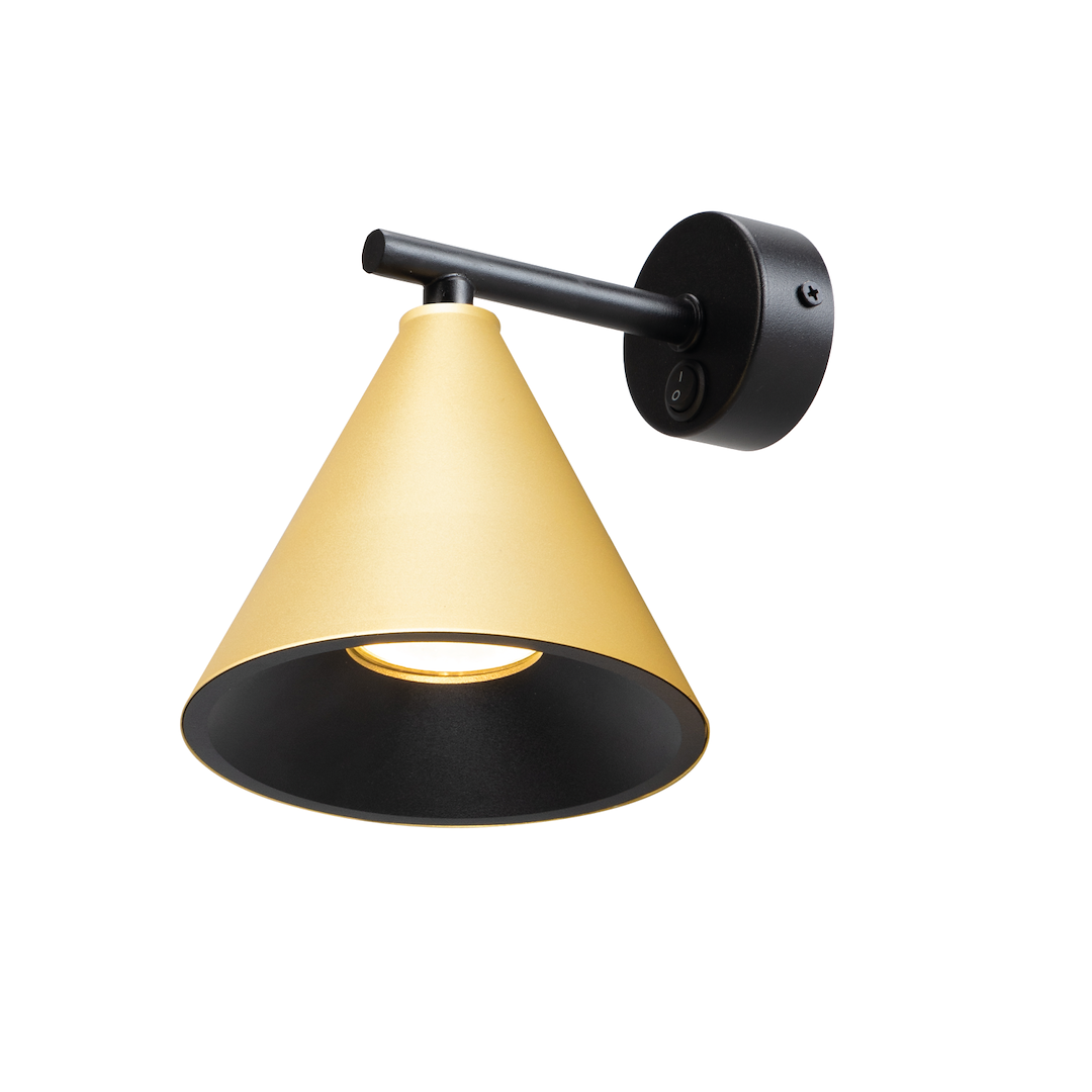 Wandleuchte CONE Gold (1x GU10) - Milagro