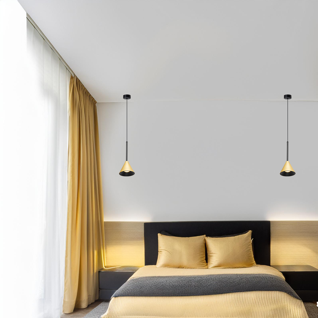 Pendelleuchte CONE Gold (1x GU10) - Milagro