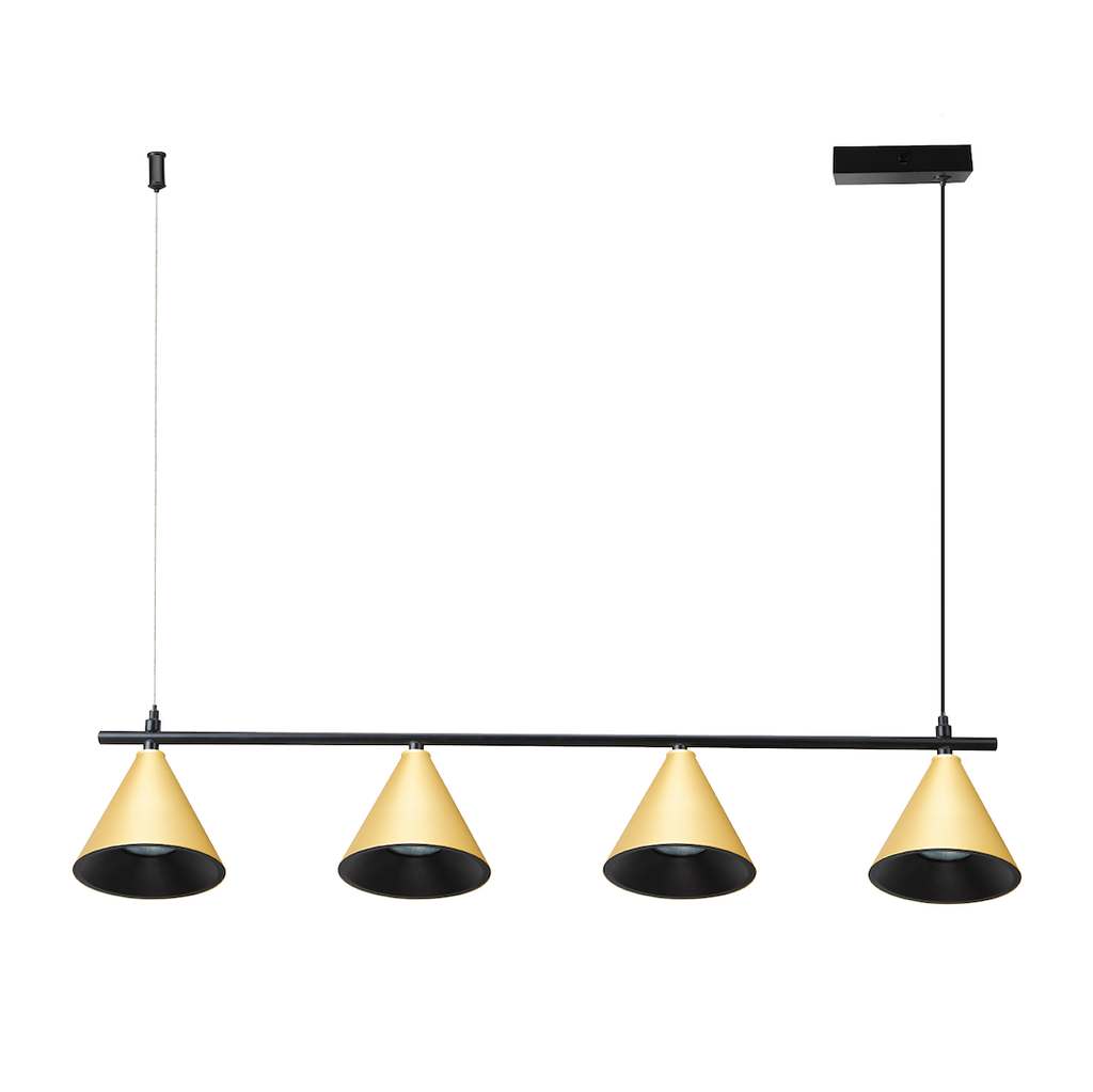 Pendelleuchte CONE Gold (4x GU10) - Milagro
