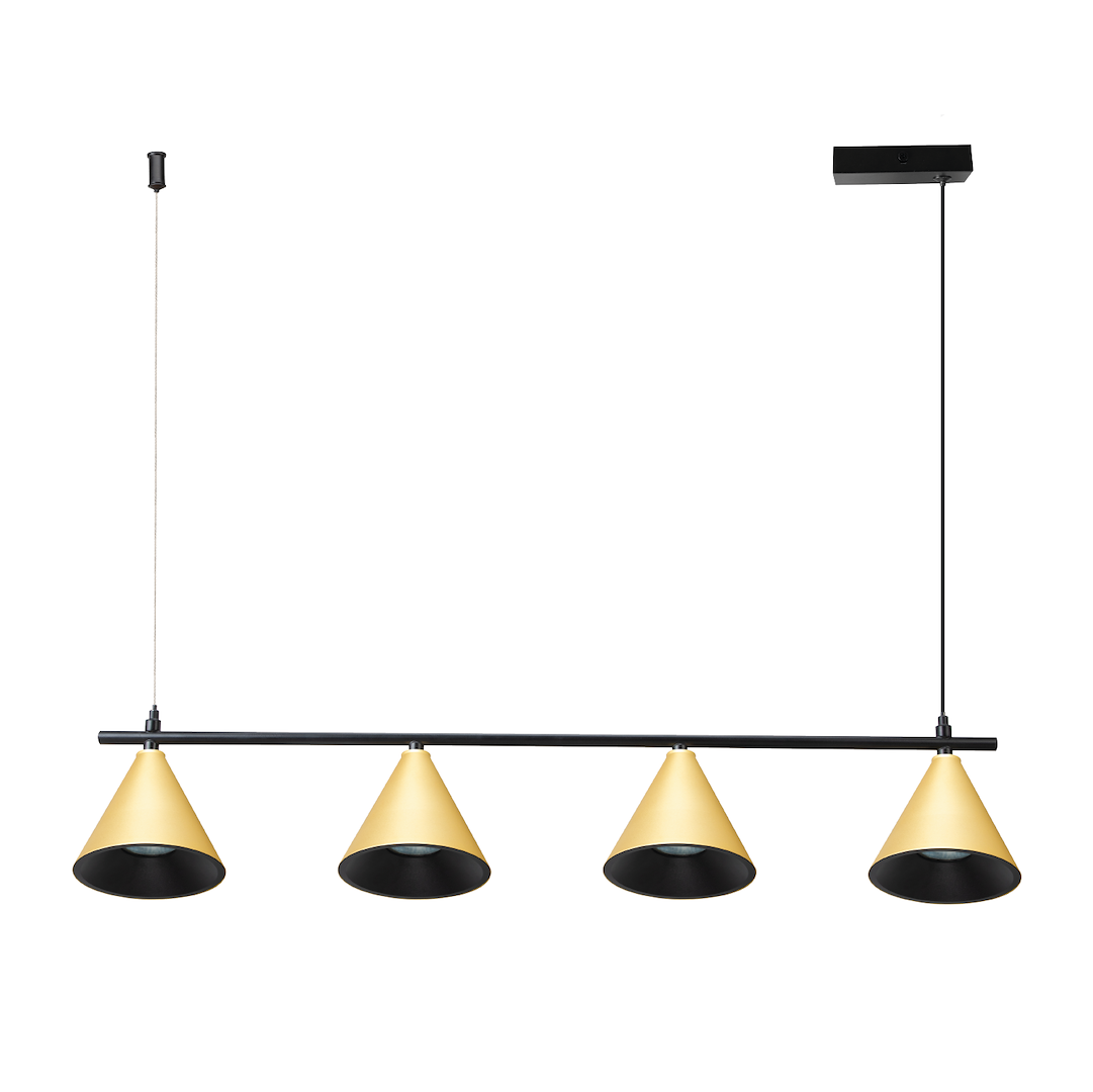 Pendelleuchte CONE Gold (4x GU10) - Milagro