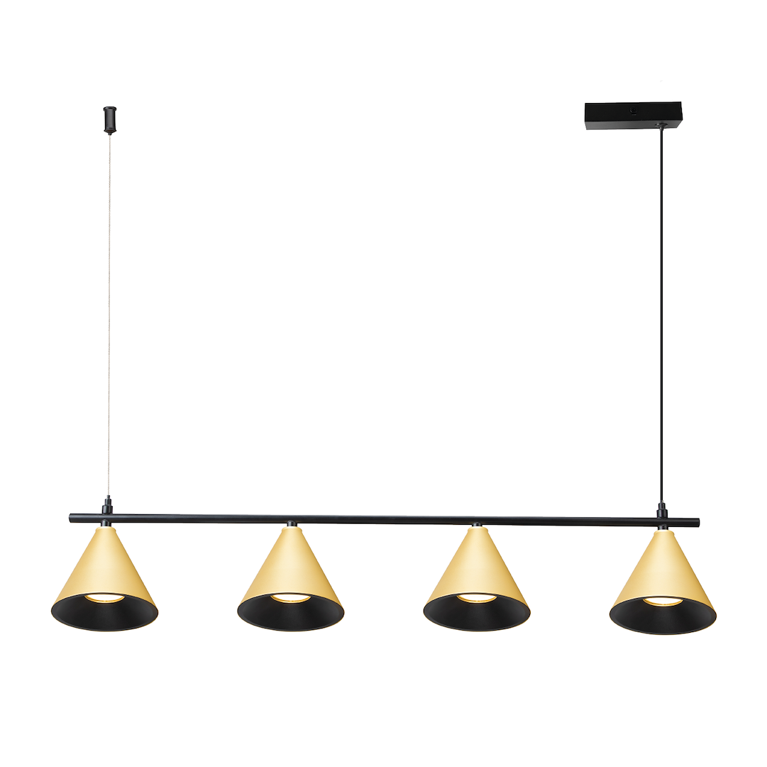 Pendelleuchte CONE Gold (4x GU10) - Milagro