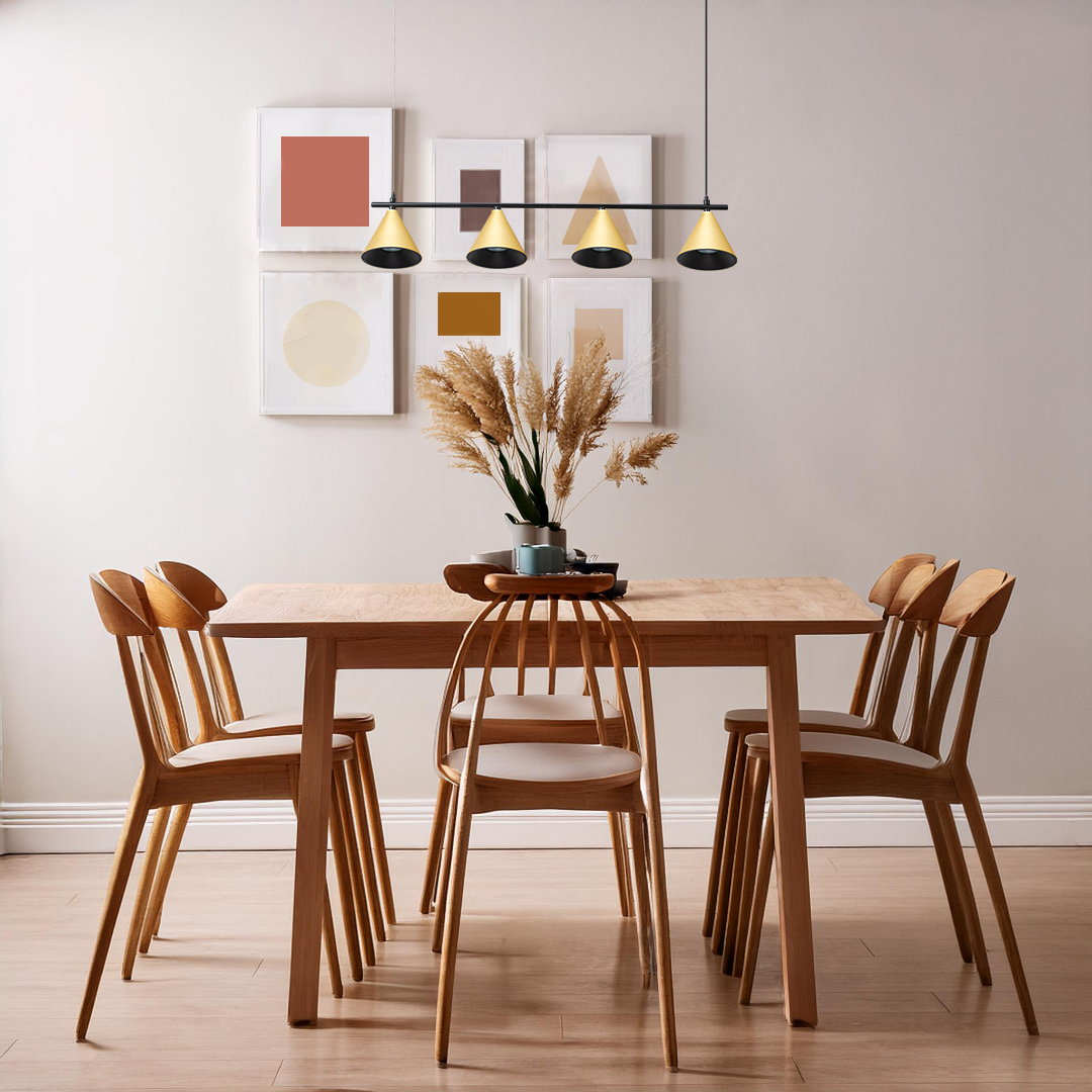 Pendelleuchte CONE Gold (4x GU10) - Milagro