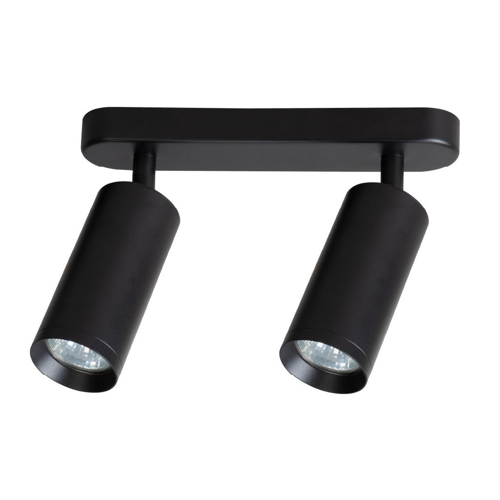 Deckenleuchte Spot / Strahler MICA Schwarz (2x GU10) - Milagro