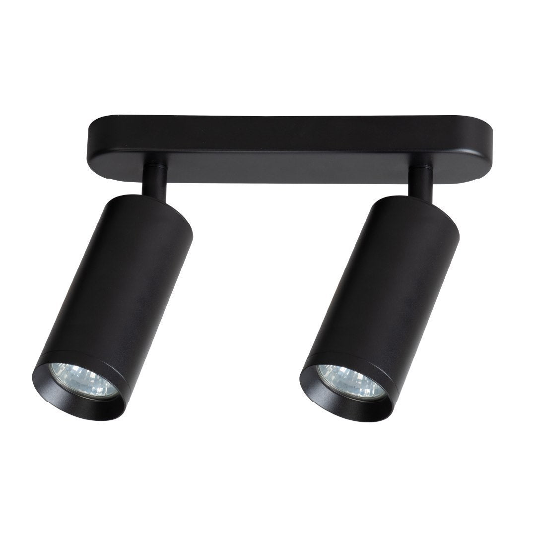 Deckenleuchte Spot / Strahler MICA Schwarz (2x GU10) - Milagro