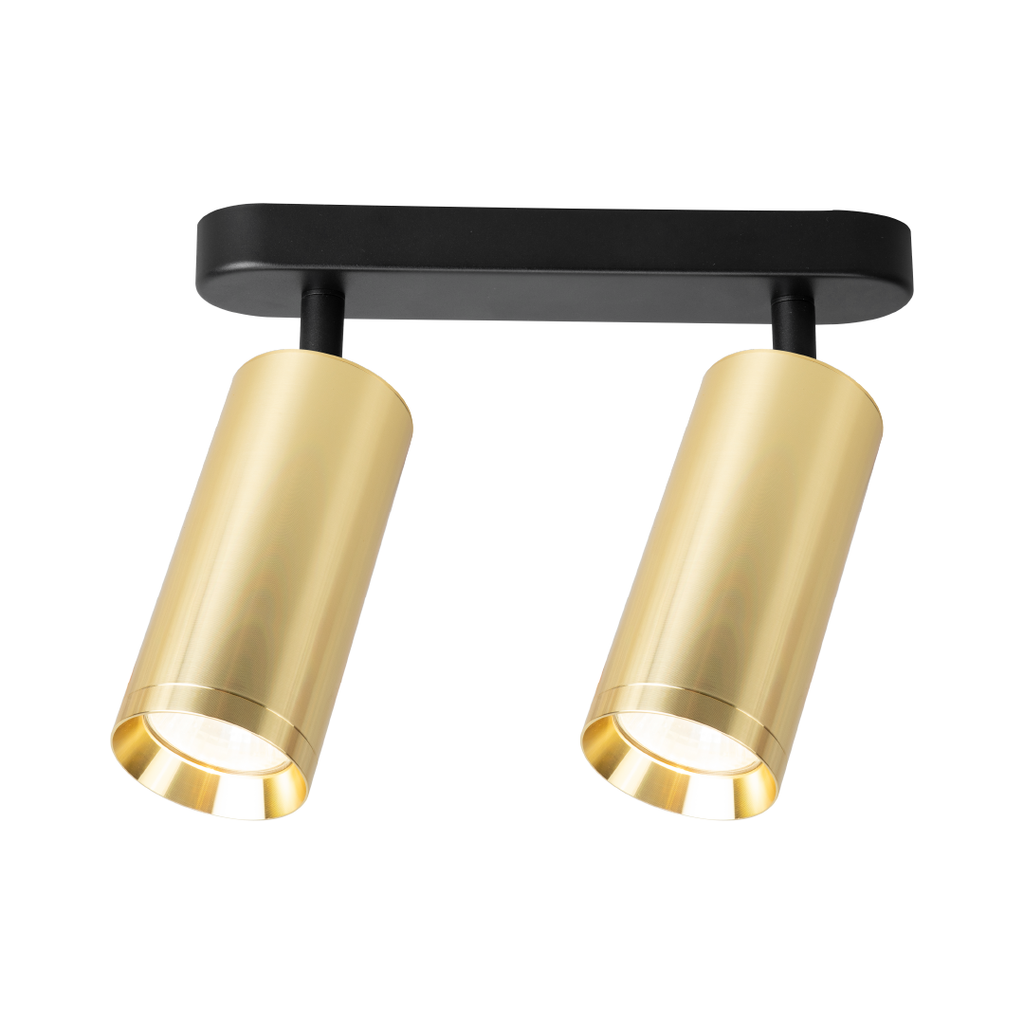 Deckenleuchte Spot / Strahler MICA Gold (2x GU10) - Milagro