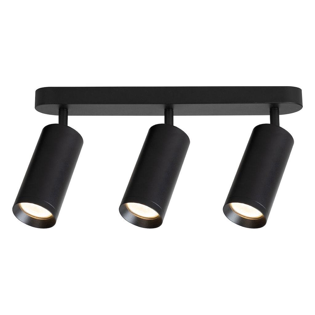 Deckenleuchte Spot / Strahler MICA Schwarz (3x GU10) - Milagro