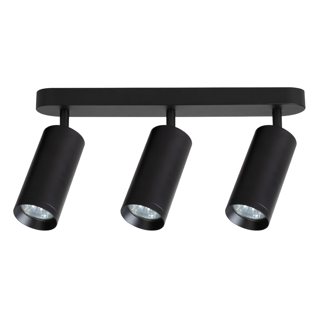 Deckenleuchte Spot / Strahler MICA Schwarz (3x GU10) - Milagro