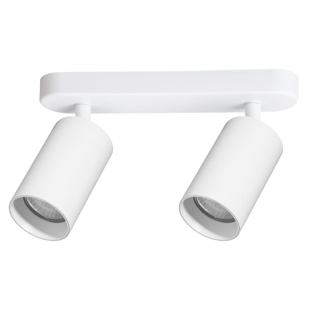 Decken Spot / Strahler PIPE Weiß (2x GU10) - Milagro