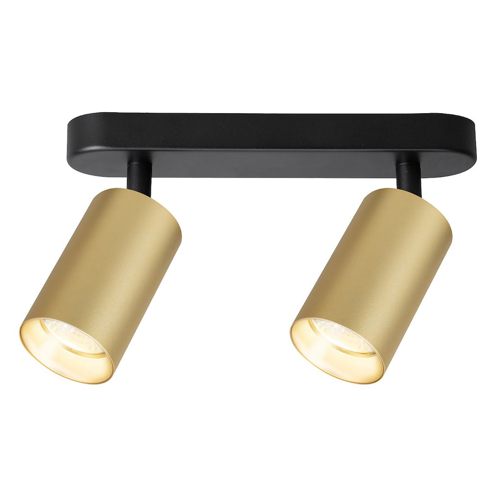 Decken Spot / Strahler PIPE Gold (2x GU10) - Milagro