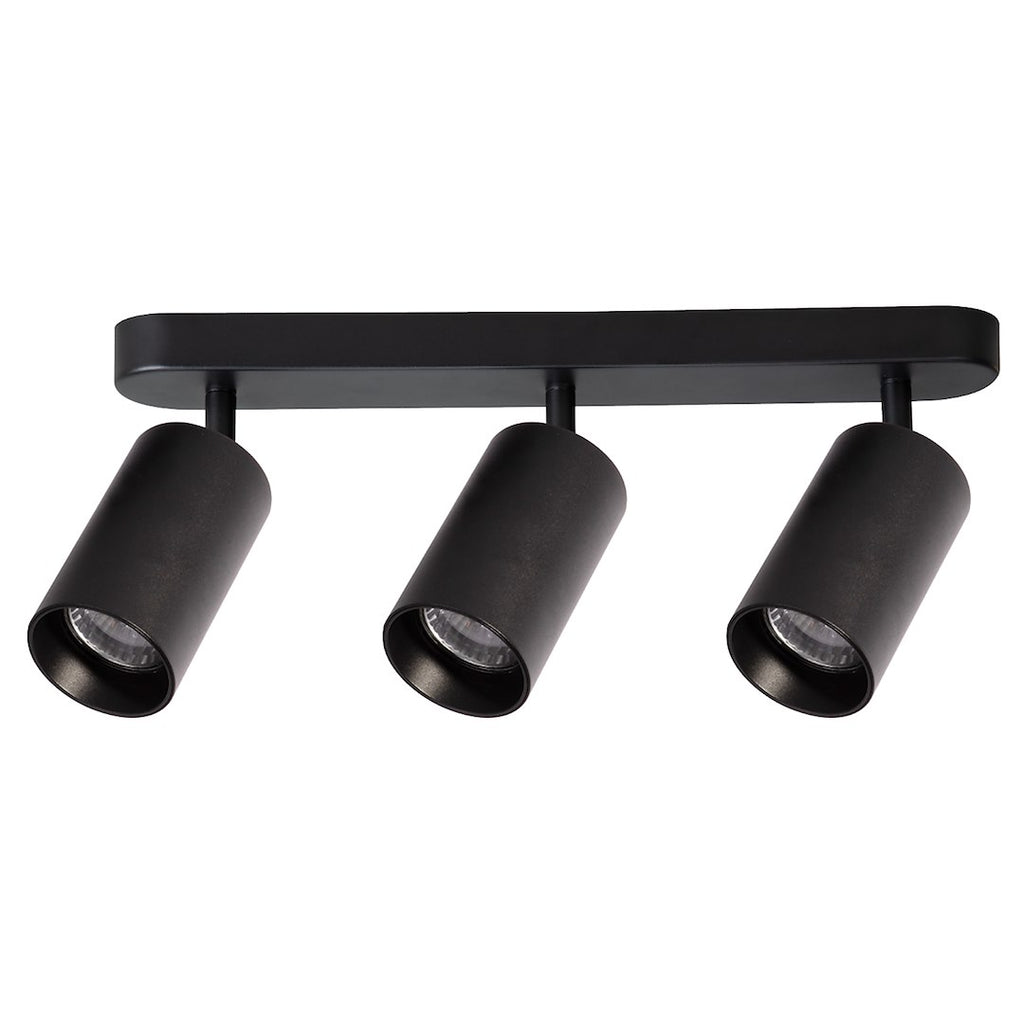 Decken Spot / Strahler PIPE Schwarz (3x GU10) - Milagro