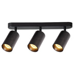 Decken Spot / Strahler PIPE Schwarz (3x GU10) - Milagro