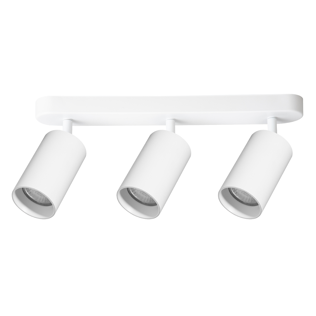 Decken Spot / Strahler PIPE Weiß (3x GU10) - Milagro