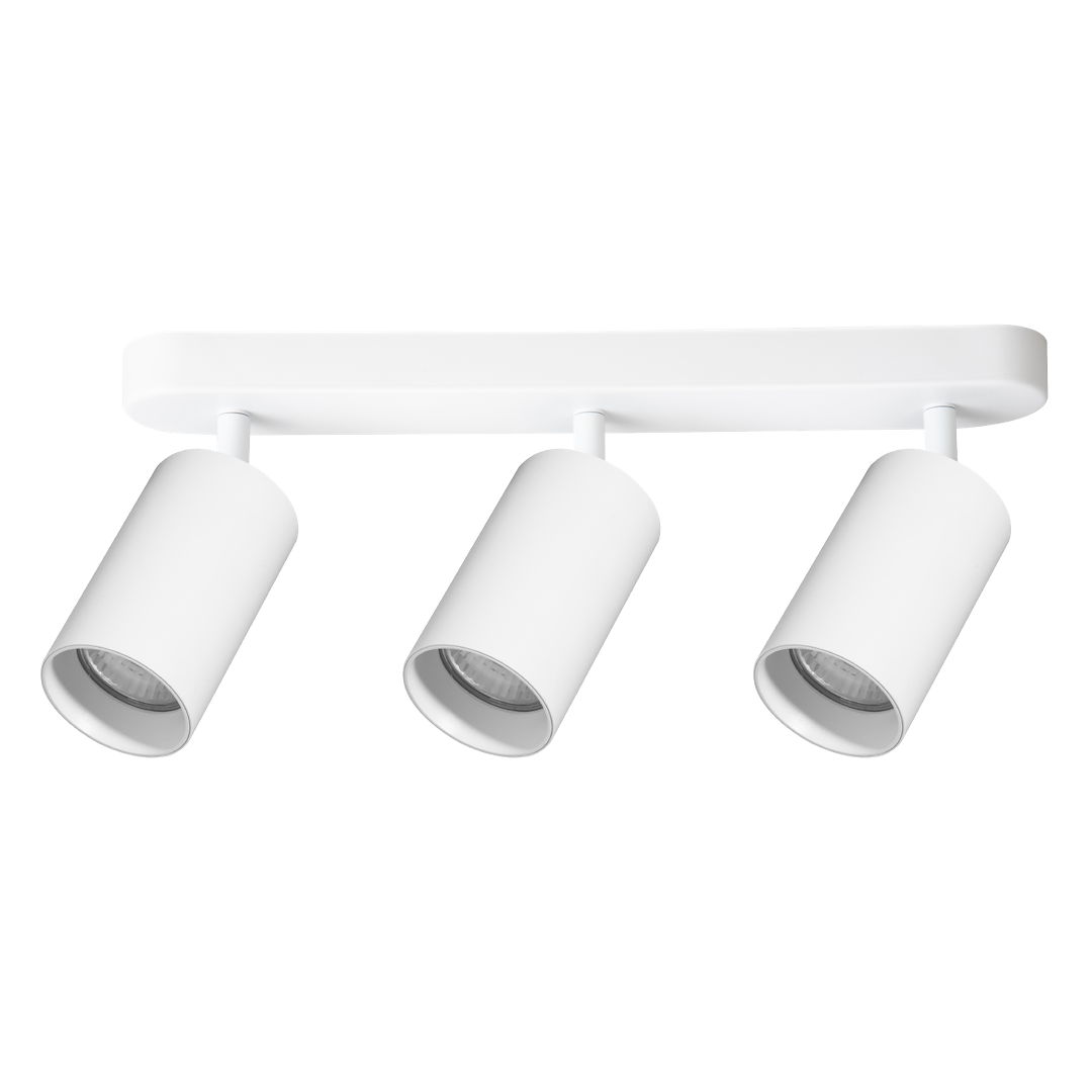 Decken Spot / Strahler PIPE Weiß (3x GU10) - Milagro